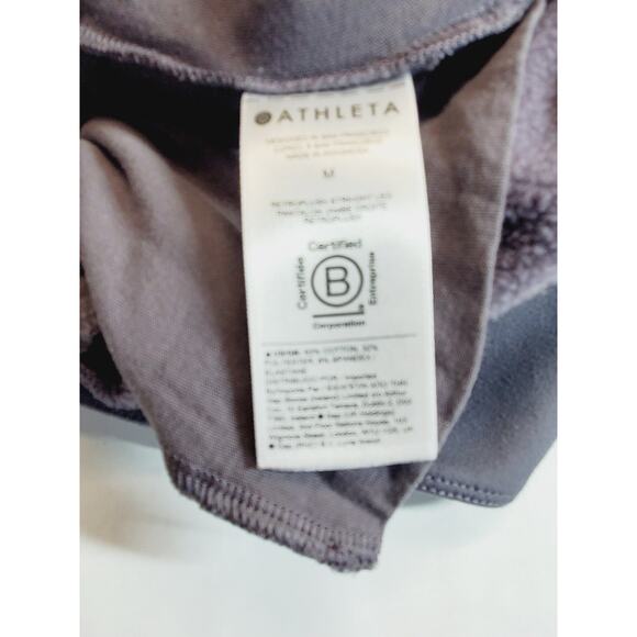 Athleta Retroplush Pants Womens Medium Elastic Waist Sweatpants Straight Leg - Picture 9 of 15